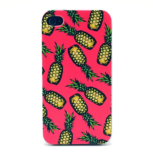 Футляр Pink Pineapple узор фона для iPhone 4/4S