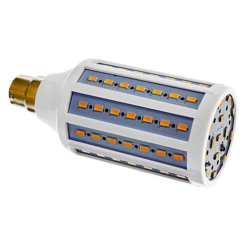 B22 18W 84x5730SMD 1200LM 3000-3500K теплый белый свет мозоли СИД лампа (220)