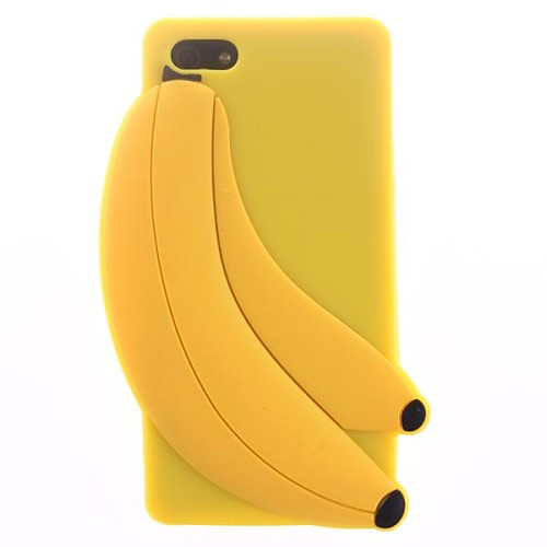 Банан Дизайн Силиконовые Мягкий чехол для iPhone 5/5S (разных цветов)