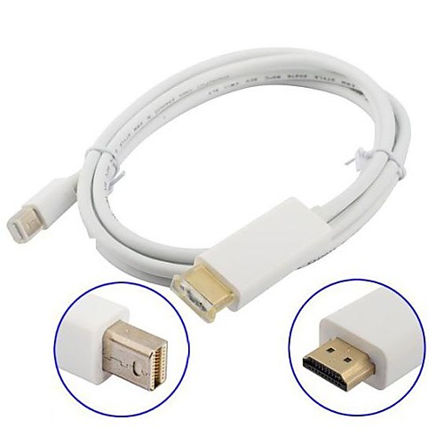 1,8 Mini DisplayPort к HDMI Кабель-адаптер для MacBook