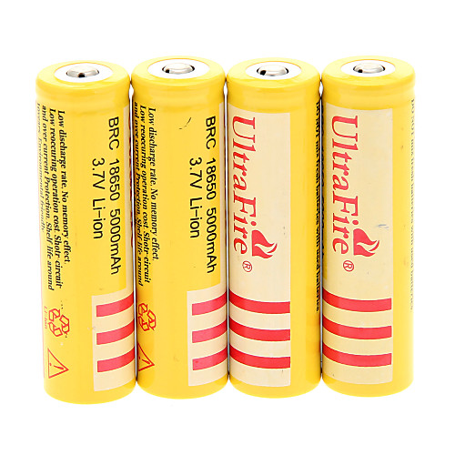 UItraFire BRC 5000mAh батареи 18650 (4шт)  4 шт / лота жесткого пластика батареи Коробка для хранения для аккумуляторов 18650