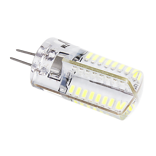 G4 3W 448LM 6000K 64x3014SMD холодный белый свет мозоли СИД лампа (220)