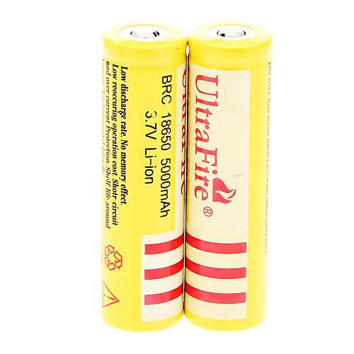 UItraFire BRC 5000mAh батареи 18650 (2шт)  2 шт / лота жесткого пластика батареи Коробка для хранения для аккумуляторов 18650