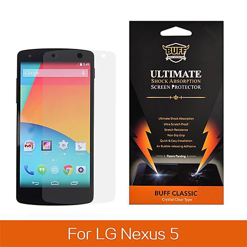 Angibabe Ultra Clear BUFF Взрывозащищенный экран протектор Защитная пленка для LG Google Nexus 5