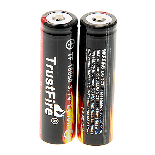 TrustFire 2400mAh батареи 18650 (2 шт)