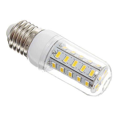 e14 7W 36x5730smd 650lm 3500K / 6000K теплый белый / холодный белый свет привел кукурузы лампочку (220)