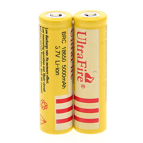 UItraFire BRC 5000mAh батареи 18650 (2шт)  2 шт / лота жесткого пластика батареи Коробка для хранения для аккумуляторов 18650