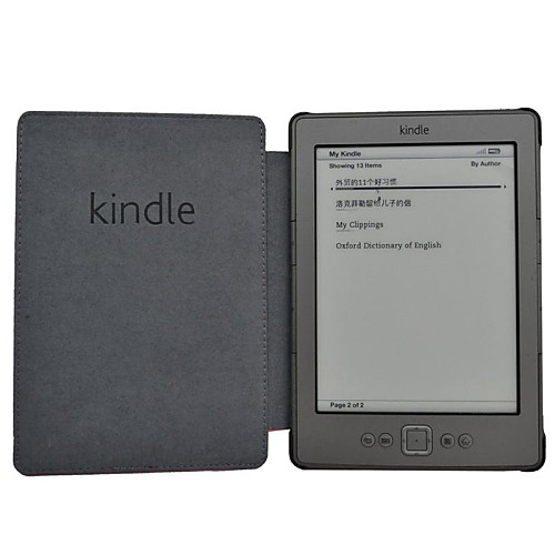 застенчивый медведь ™ стиль бизнес тонкий PU кожаный чехол для Amazon Kindle 4 или Kindle 5 электронных книг читалка