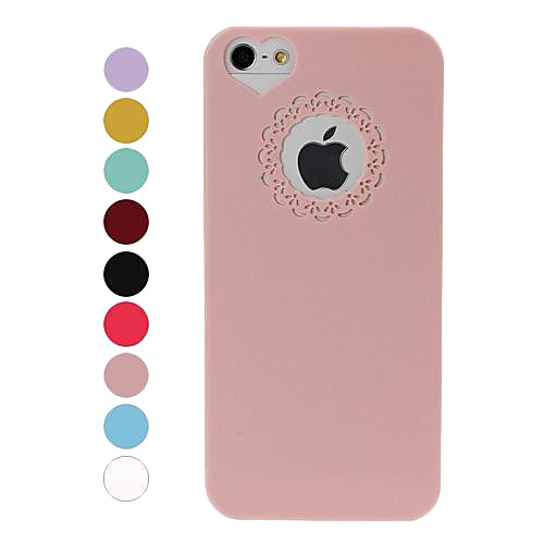 Гравировка Цветок Пластиковый защитный чехол для iPhone 5/5S