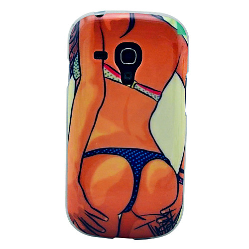 Эмоциональная Big Ass Pattern Мягкий чехол для Samsung Galaxy S3 Mini I8190