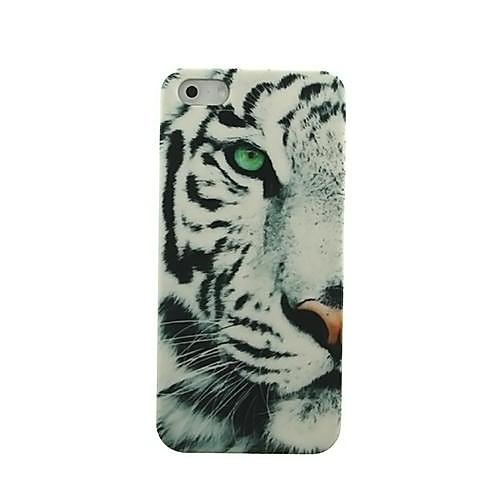 Половина лица Snow Leopard Pattern Жесткий чехол для iPhone 5/5S