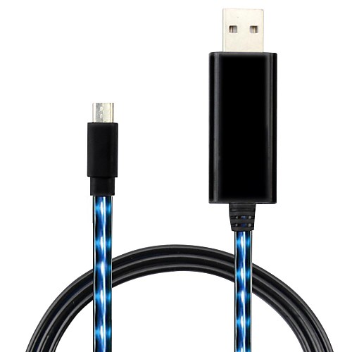 Micro USB Видимый Смарт обязанности и кабель синхронизации с Эль для Samsung Galaxy S3 i9300, i9500 S4 и другие (90 см) DW1001L