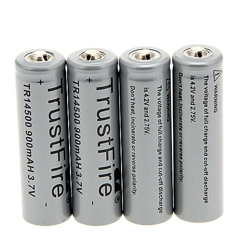 TrustFire 900mAh 14500 батарей (4шт)