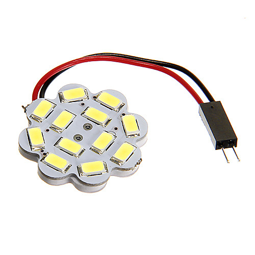 T10 3W 12x5730SMD холодный белый свет Светодиодные лампы для автомобилей лампа для чтения (DC 12V)