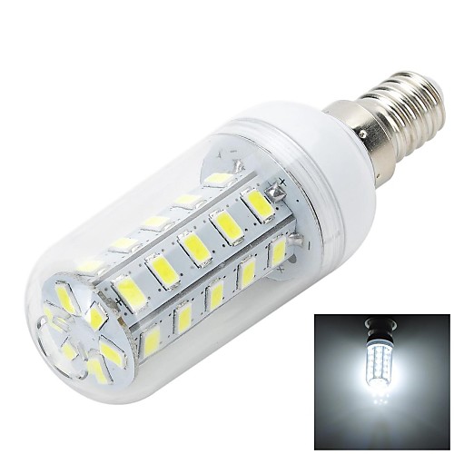 Marsing e14 6w 600lm 6500k 36-SMD 5730 LED теплый белый кукурузный лампы - белый  желтый (AC 220 ~ 240)