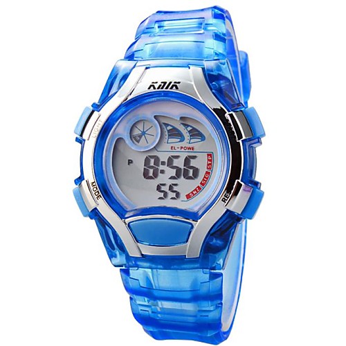 Children PU Band Multifunction LED Digital Sports Wrist Watch 50m Waterproof (Assorted Colors)