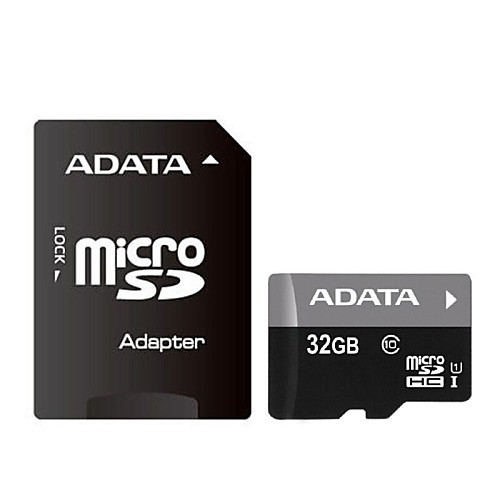 карта ADATA Micro SD / TF памяти ж / SD адаптер - 32gb (класс 10)