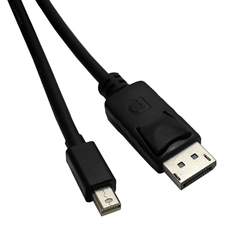 Mini DisplayPort DP для DisplayPort Кабель-адаптер для MacBook черного бесплатной доставкой