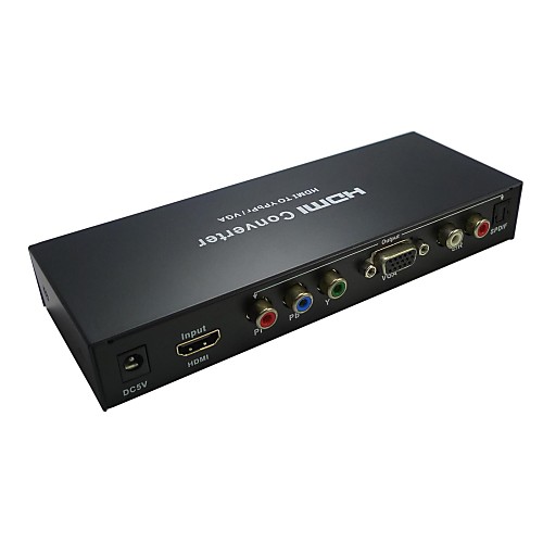 LWM ™ HDMI версии 1.4 для YPbPr компонентный RCA или VGA D-Sub RL Оптический DTS5.1 Audio Converter