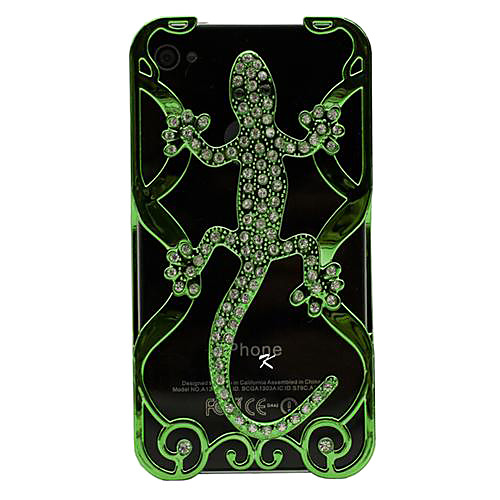 Полые Gecko с Алмазный Назад Чехол для iPhone5/5S (разных цветов)