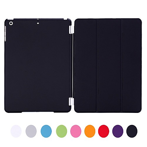 Natusun™ Solid Color PC Pan amd PU Leather Case with Leisure Ultrathin for iPad Air/iPad 5(Assorted Colors)