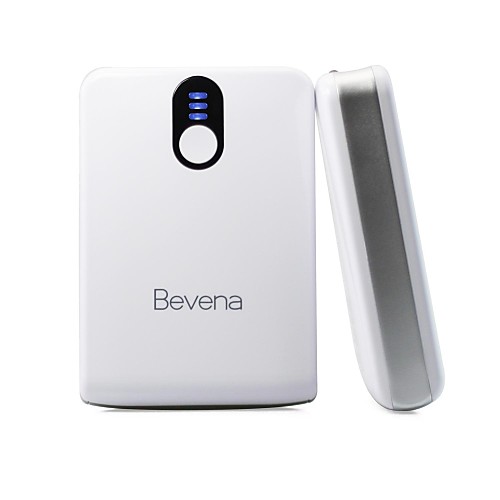 Energi bevena ™ 10400mAh Портативный USB внешнего зарядного устройства цвет белый