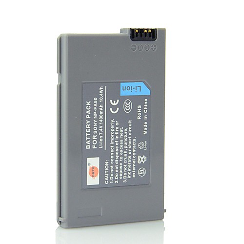 DSTE 7.4V 1400mAh NP-FA50 Аккумулятор для Sony DVW-700 DCR-PC55 / R PC1000E камеры