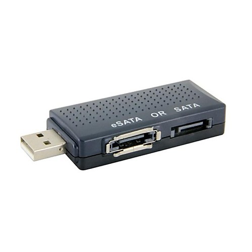 USB 2.0 К Serial ATA SATA или ESATA мост адаптер для SATA Внутренний Внешний жесткий диск Бесплатная доставка