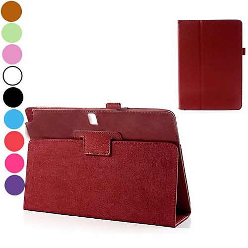 Lichee Texture Folio Stand Auto Sleep/Wake UP Leather Case for Samsung Galaxy Note 10.1 2014 Edition(Assorted Colors)