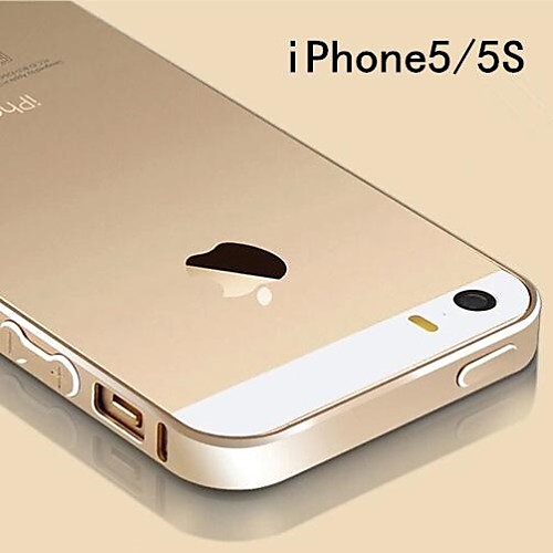 New thin Luxury Hard Aluminum Metal Frame Bumper Case for iPhone 5/5S(Assorted Colors)