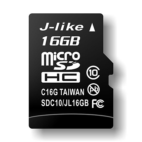 16GB J-как класс 10 MicroSDHC карта памяти TF