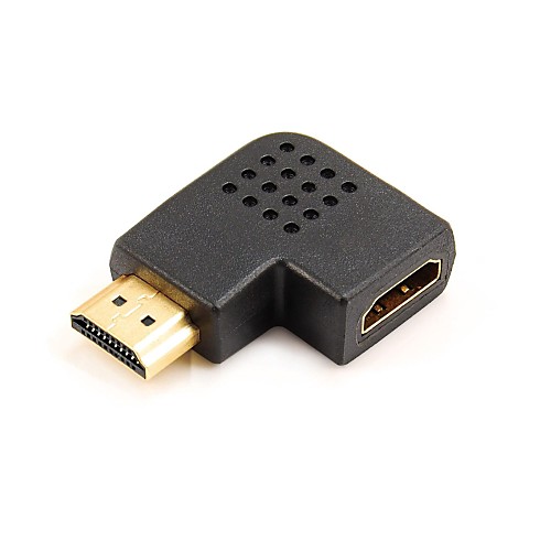 LWM ™ HDMI порт Saver адаптер М / Ж муфта 270 градусов Угловые Вертикальная плоским Бесплатная доставка