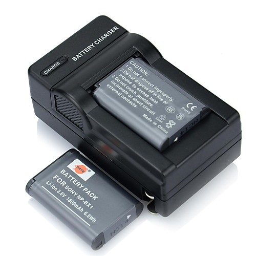 DSTE 3.6V 1800mAh NP-bx1 × 2 батареи  dc134 × 1 зарядное устройство для Сони hx300 AS15 rx1camera