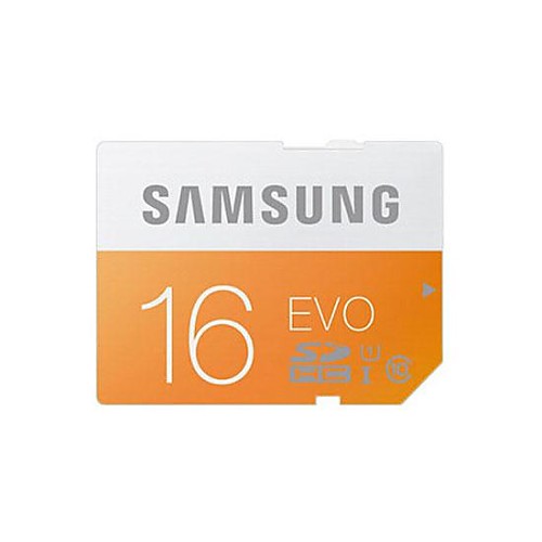 Компания Samsung Electronics EVO UHS-1 SDHC карты памяти TF - оранжевый  белый (16 Гб / Class 10)