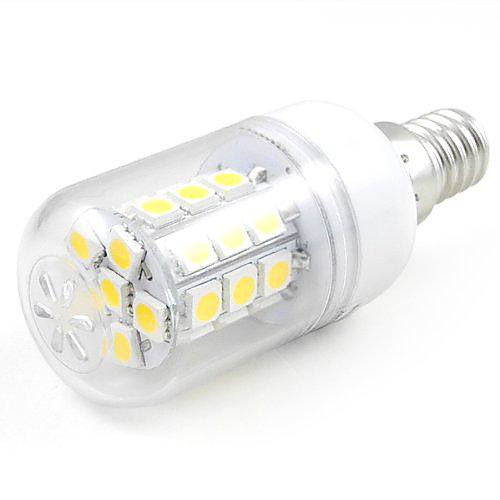 e14 5w 30x5050smd 300lm 3000K теплый белый свет привел кукурузы лампы (AC 220-240v)