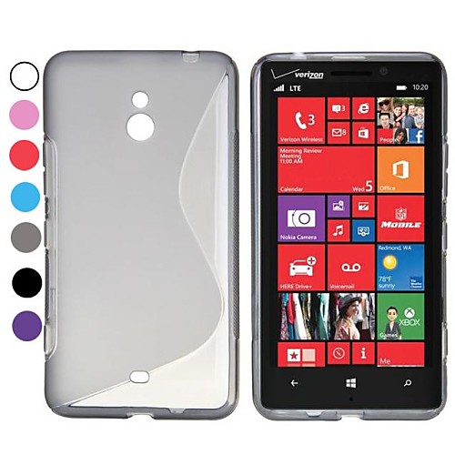 S Форма Pattern ТПУ чехол для Nokia Lumia 1320 (разных цветов)