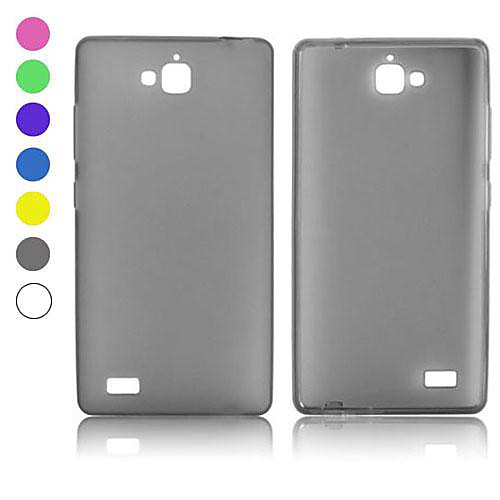 ENKAY Protective TPU Case with Anti-dust Plugs for Huawei Honor 3C (Assorted Colors)