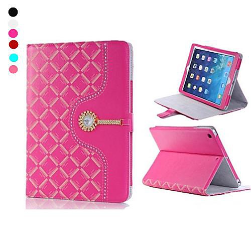 Горячие Люкс ручной Bling Crystal PU кожаный чехол всего тела Подставка для Ipad воздуху (разных цветов)