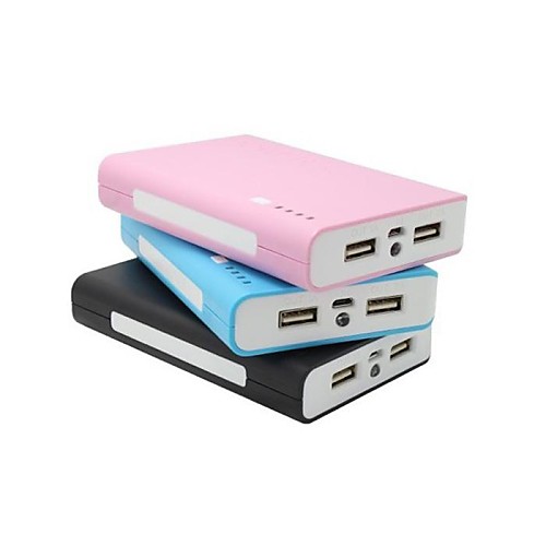 ниндзя 12000mAh Power Bank внешняя батарея светодиодный фонарик для Iphone 6/6 плюс / 5 / 5s / Samsung S4 / S5 / примечание 2