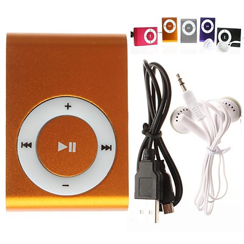 Мини Clip Plug-In, Micro SD, CardTF CardReader, MP3 Music Player (Разные Цвета)