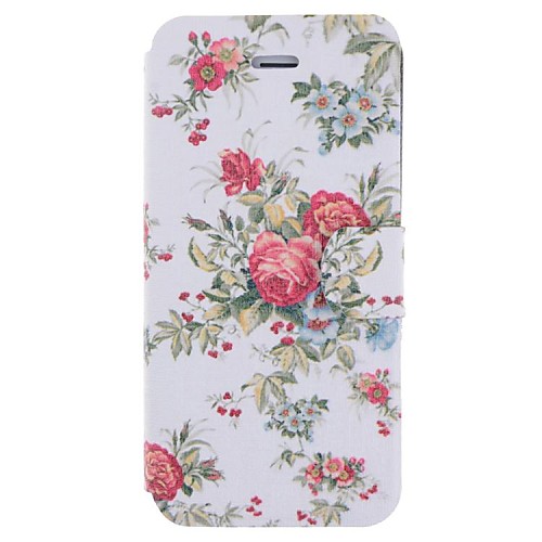 Cartoon Pattern Цветы Полный Дело Корпус с карт памяти для iPhone 5/5S