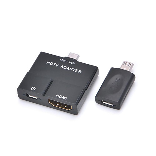 OT-3233 МХЛ в HDMI адаптер ТВ для Samsung Galaxy S3 / S4 / записке 2 / примечание 3 / миль 2s / HTC / MX2 (черный)