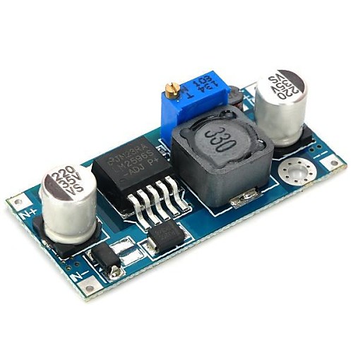 DC 4~35V to DC 1.25~30V Voltage Step Down Transformer Module - Blue