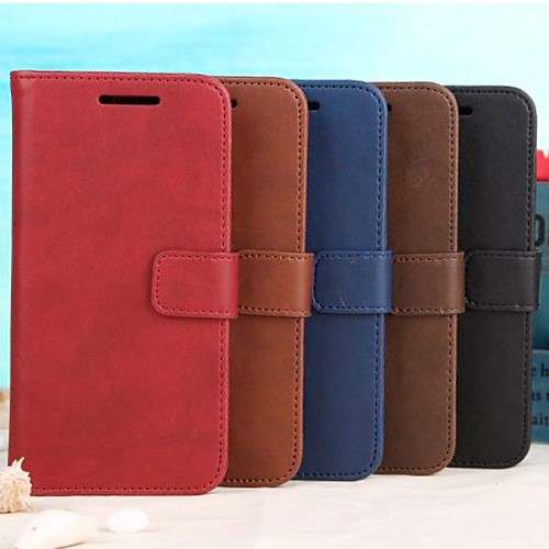 Crazy Horse Grain PU Leather Full Body Case with Stand and Card Slot for HTC One M8(Assorted Colors)