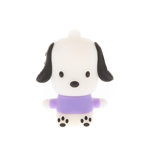 ZP Purple Cartoon Dog Character USB Flash Drive 32GB