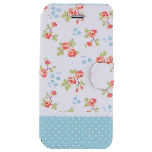 Cartoon Pattern Цветы Полный Дело Корпус с карт памяти для iPhone 5/5S