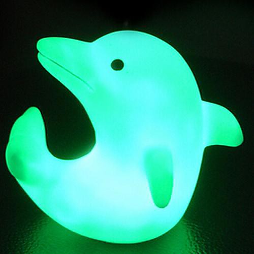 Coway Творческий дельфины Light Красочный светодиодной Night Light