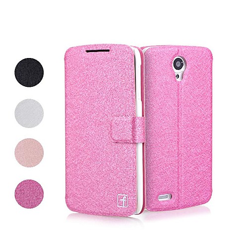 Topcel™ Flower Silk Print  PU Leather Full Body Case for Lenovo S820 (Assorted Colors)