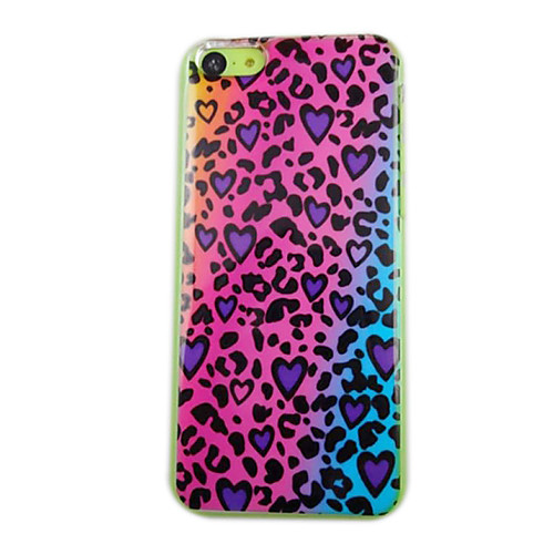 Цвет Leopard Pattern PC Back чехол для iPhone 5C