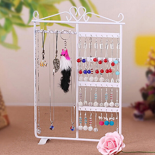 Classic Earrings Jewelry Wall-mounted Stand Multicolor Alloy Jewelry Displays(1 Pc)(More Color)